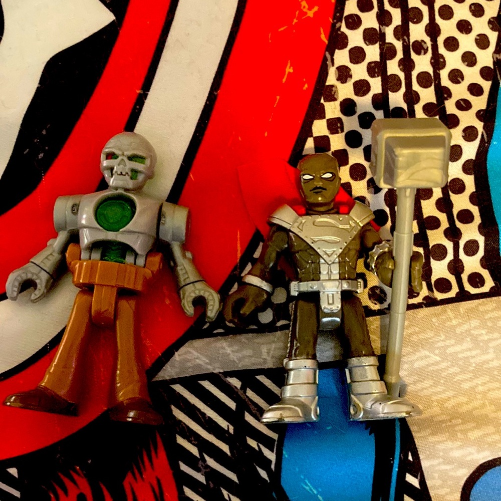 steel and metallo imaginext